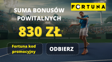 Kod Promocyjny Fortuna 2022 – bonus 830 zł